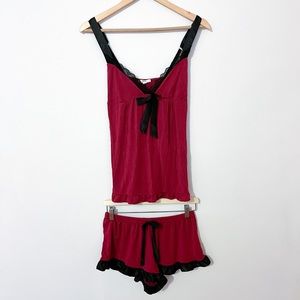 Montelle Pink Rayon Sleepwear set: tank top & shorts